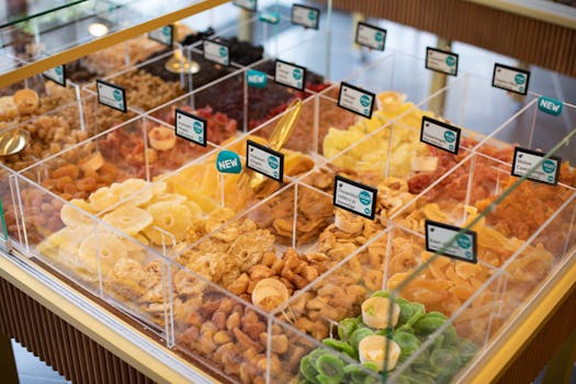 a variety of fiber supplements on a shelf