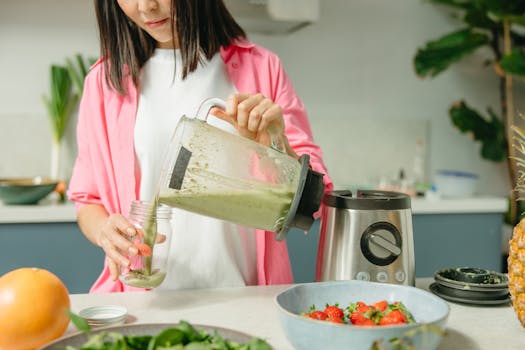 Delicious smoothie packed with fiber
